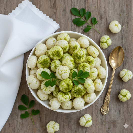 Moringa cheesy makhana